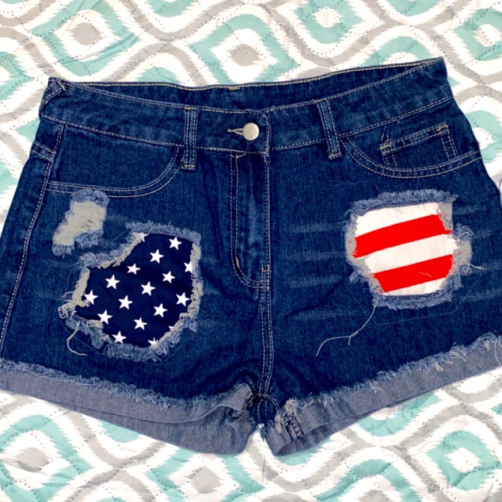 American Flag Shorts
